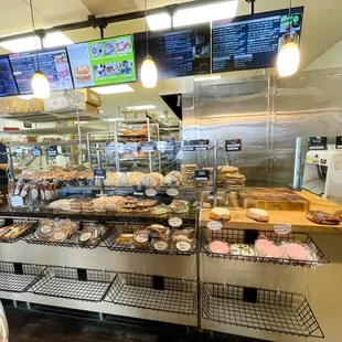 Individually wrapped scones, biscotti and etc with deli menu