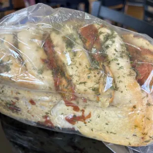 Pizza bread delicious!