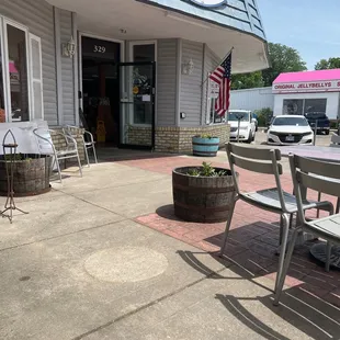 the outside of the building