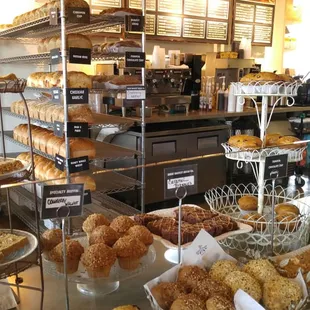 Fresh aromatic smells of their baked goods greet you when you walk in.