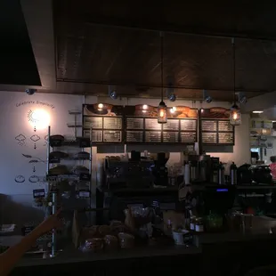 The Counter - empty as the soul here.  Could easily put another 3+ tables in here,  but frankly I'm not sure who could stand it.