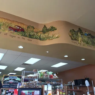 interior, sushi and sashimi