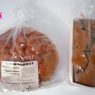 Cinnaburst Bread and Pumpkin Chocolate Chip :)