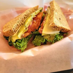 Build your own cold veggie sandwhich ($11.25).