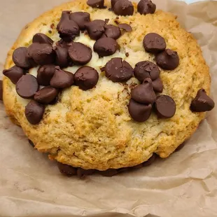 Chocolate chip cream cheese scone