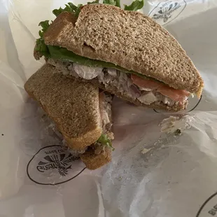 I get the Louisville Chicken Salad Sandwhich