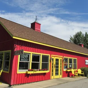 the store seen from the road nearby
