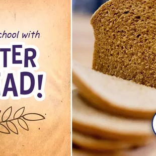 Start the school year off right with Sandwich Breads from Great Harvest
