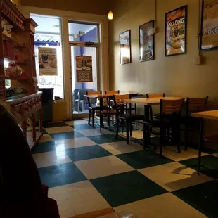 interior, sushi and sashimi