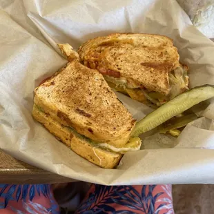 Harvest Vegetarian Sandwich! My favorite here.