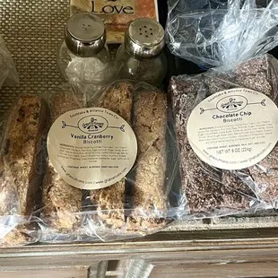 Breas &amp; biscotti deliciousness &amp; comfort.