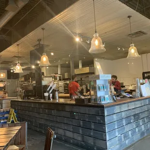 Bakery and counter area  Fresh bread and cookies all day long