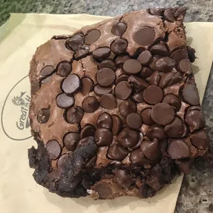 Now that's my slice.. Brownie (large square)