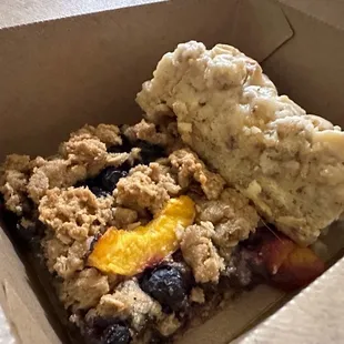 Fresh made desserts beyond description. Bread pudding and a Savannah bar.