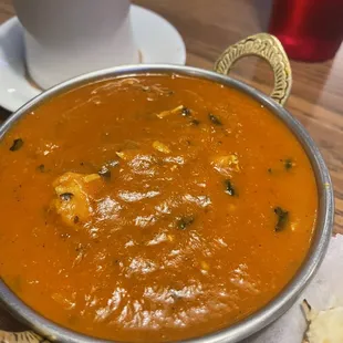 a bowl of soup