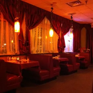 interior, sushi and sashimi