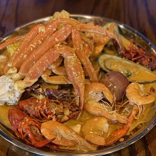 Seafood in Bag
