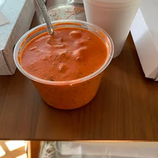 Butter chicken and chai, no rice!!!!!