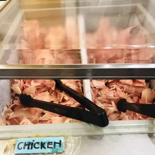 Chicken doesn't look too appetizing..