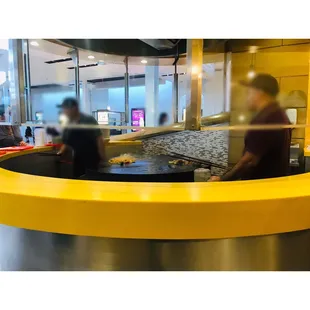 Where you bring your tiny bowl to be cooked.