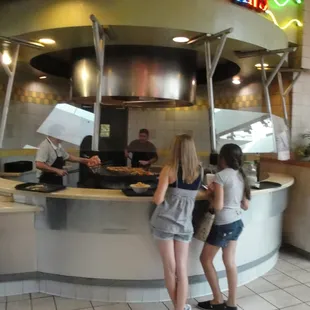Cooking on the Mongolian Barbecue Grill
