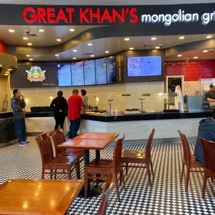 people eating in a restaurant