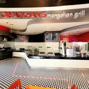 sushi and sashimi, interior