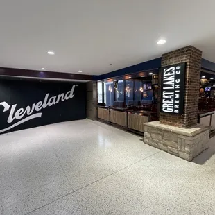 View from the outside on the concourse