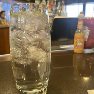 Isn&apos;t this a beautiful glass of water. And I love that it&apos;s glass. It would make a amazing champagne flute.