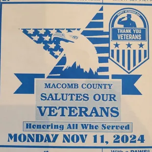 Always supporting our honored veterans.