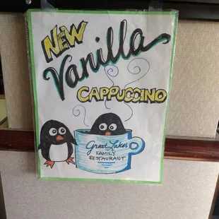 For you cappuccino lovers.