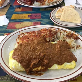 Coney Dog Omelette!   Yum!