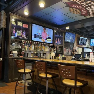 The Bar and Drafts beers.