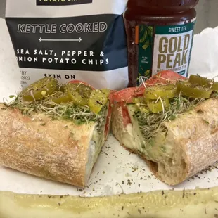 Veggie Avocado Sandwich