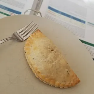 Chicken hand pie, baked
