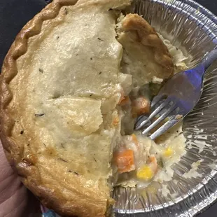 5" chicken pot pie