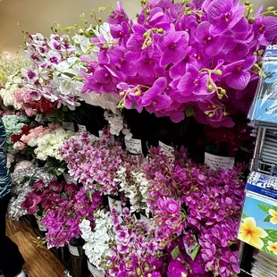 50% off artificial flowers