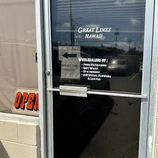 Front door. Ring bell to gain entrance.