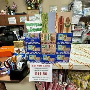 Beautiful cards on sale.