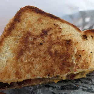 Grilled cheese with bacon
