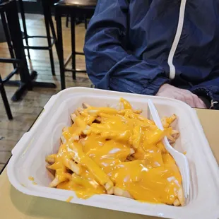Cheesy Shoestring Fries