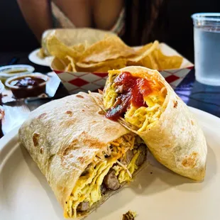 Breakfast Burrito. So yum!!