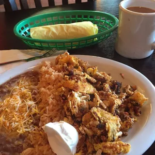 Chorizo and Eggs Plate