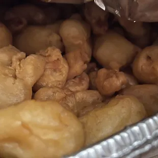 Sweet and sour chicken party tray (w/o sauce)