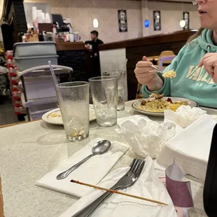 He was just standing there and our drinks were empty.