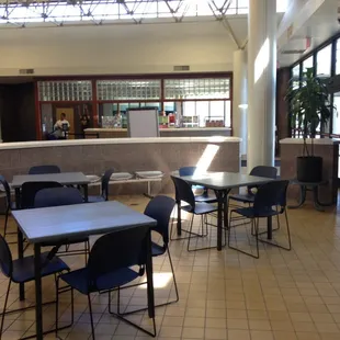 Lobby w/ activity tables