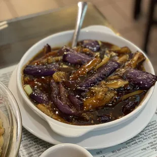 eggplant in garlic sauce