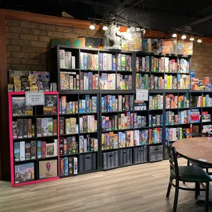Wall of games!