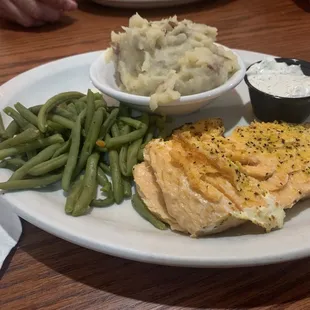 Lemon pepper salmon