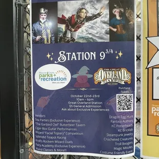 Many events to show off the station